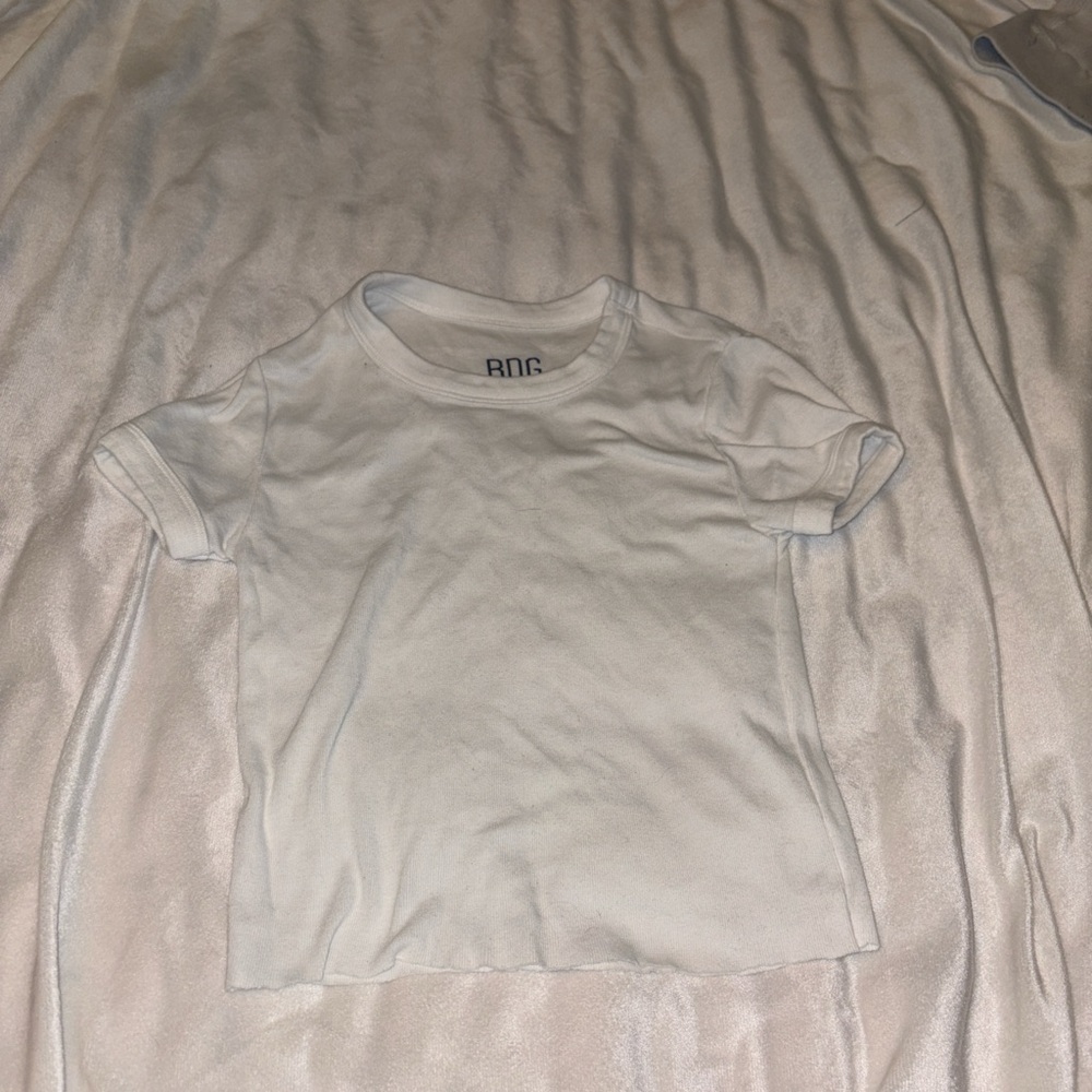 BDG White Short Sleeve Tee